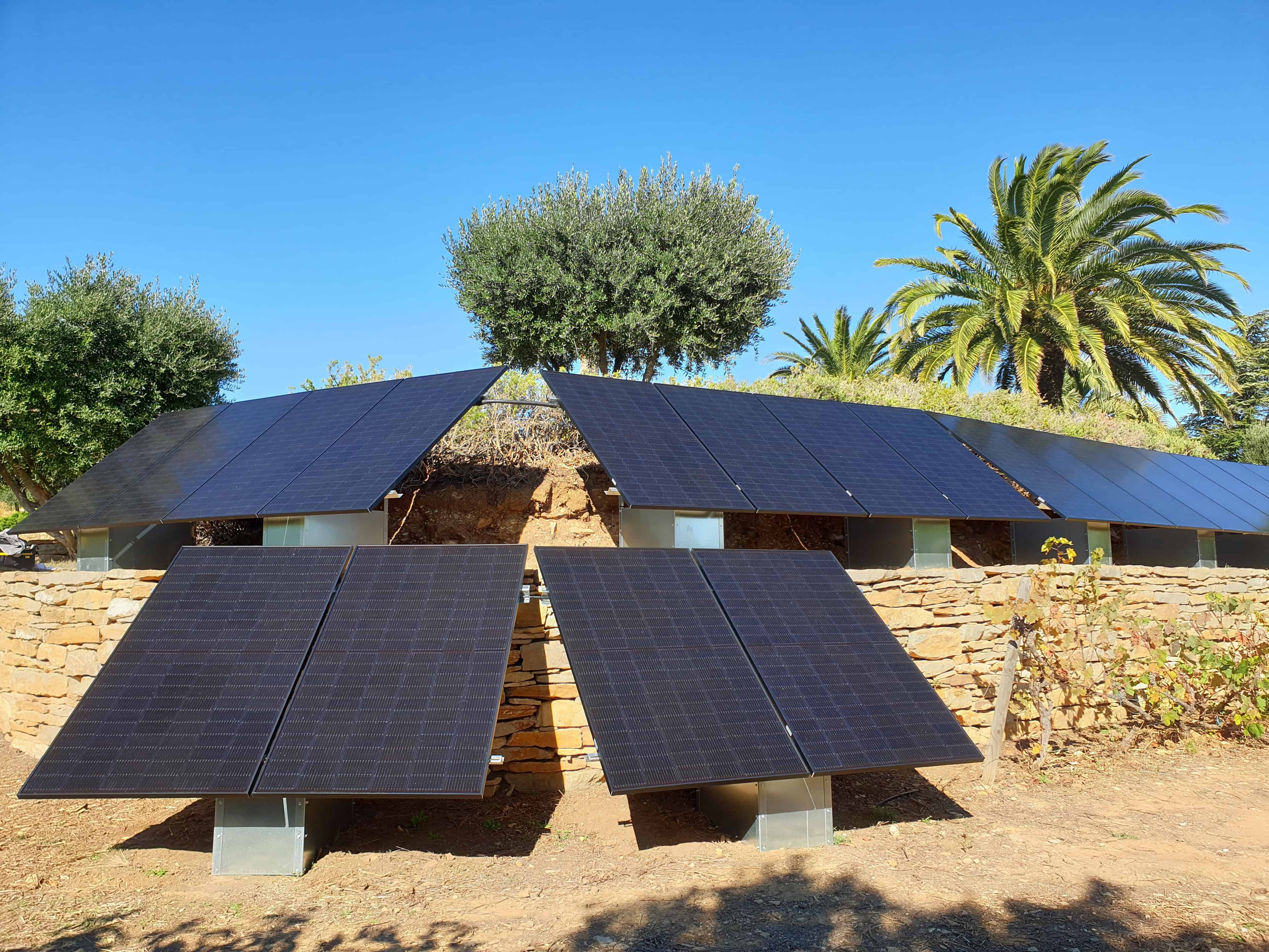 Panneaux photovoltaïques sur bacs lestés gse ground system